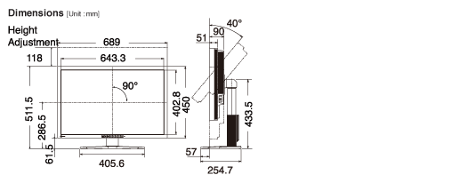 MX300W dimensions